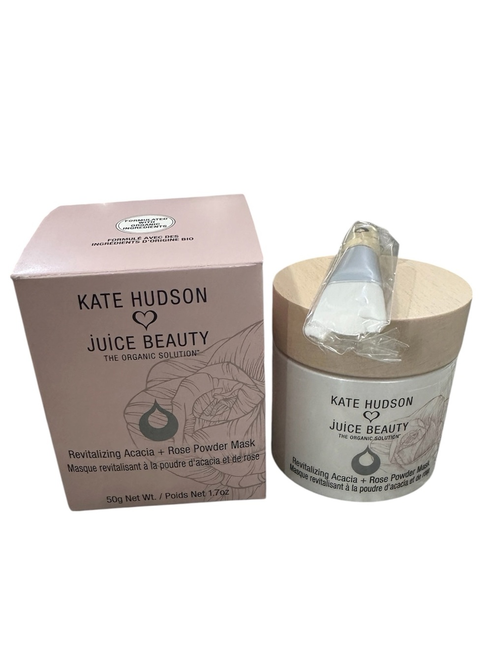 Kate Hudson x Juice Beauty Revitalizing Acacia + Rose Powder Mask - 1.7oz